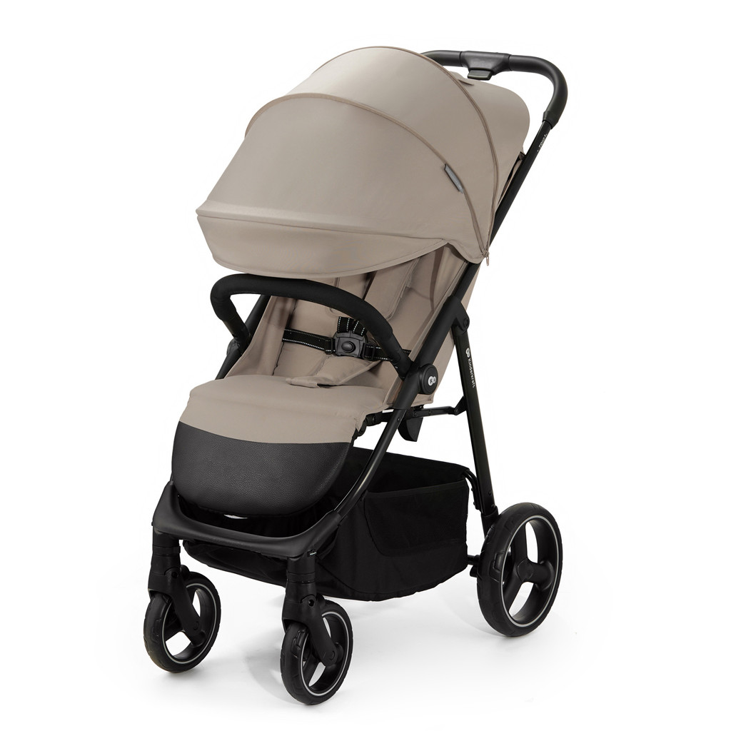 KINDERKRAFT Sport babakocsi Trig 3 Stone bézs összecsukva