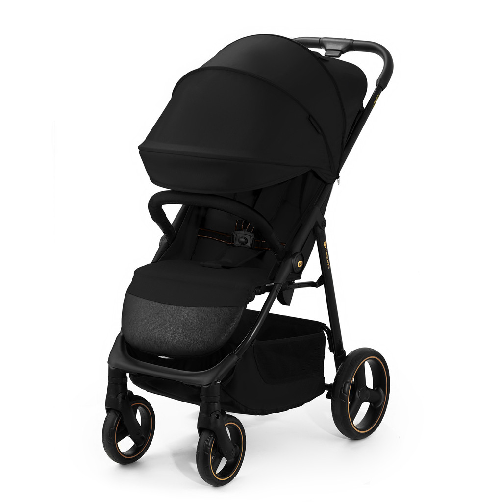 KINDERKRAFT Sport babakocsi Trig 3 Onyx black összecsukva