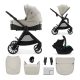 KINDERKRAFT Kočárek kombinovaný Vesto 2 3v1 Beige