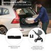 KINDERKRAFT SELECT Yoxi 2v1 Pure Black kombinált babakocsi