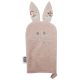 EKO Pamut mosdókesztyű fülekkel Bunny Rose pink 20x15 cm