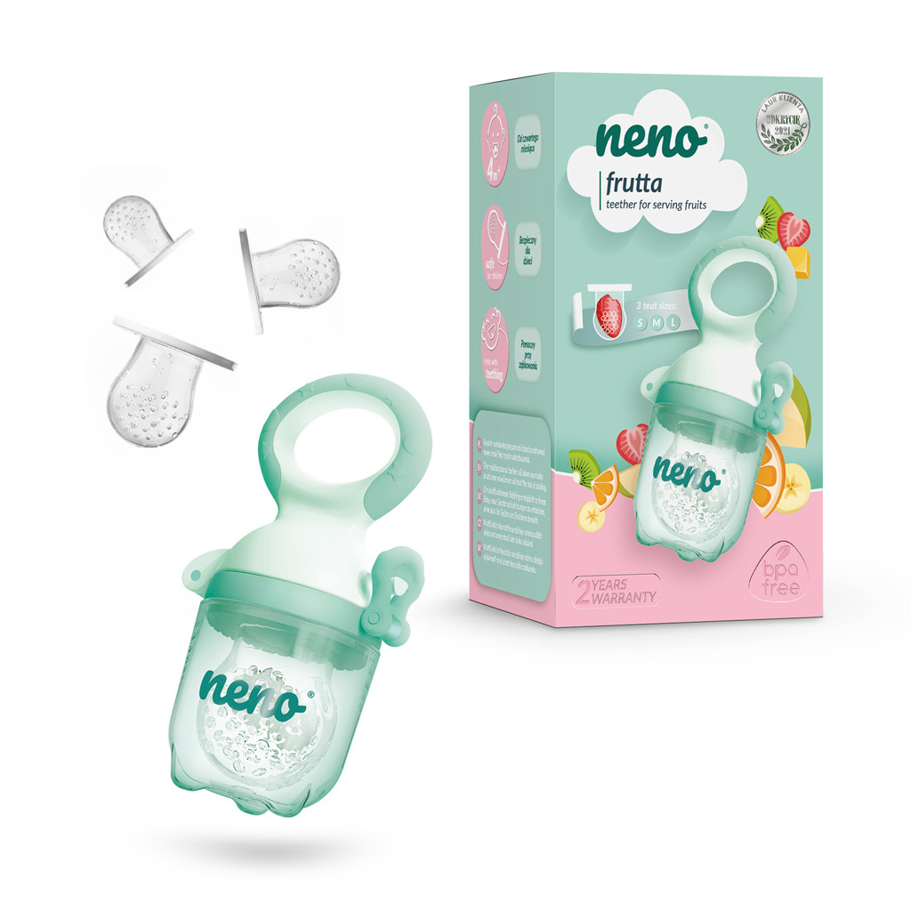 NENO Szilikon etető cumi Frutta közelről