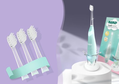 NENO Gyermek elektromos fogkefe Tutti - menta 3 éves kortól+
