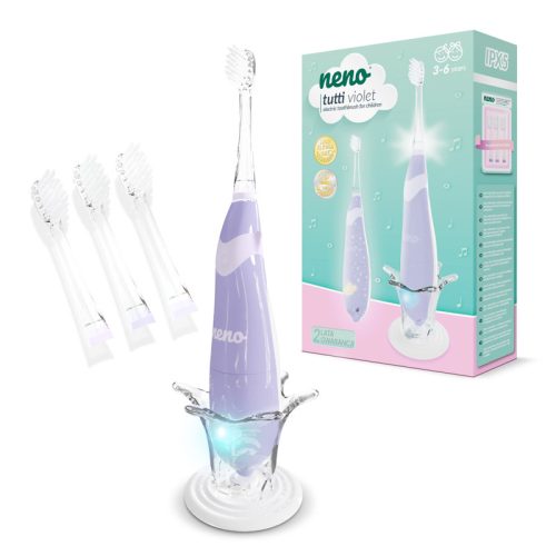 NENO Gyermek elektromos fogkefe Tutti - lila 3 éves kortól