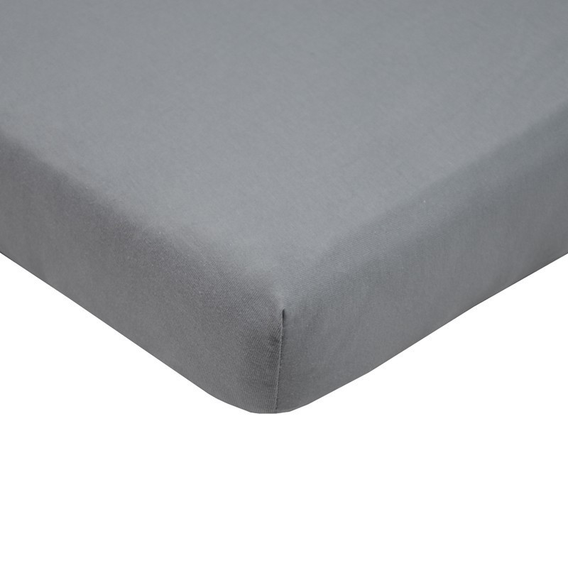 EKO Lepedő gumírozott jersey szürke 120x60 cm részletfotó