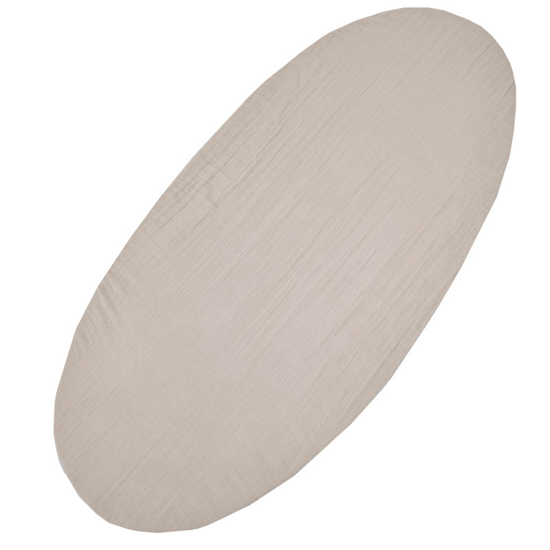 EKO Muszlin lepedő gumírozott Powder Rose 40x80 cm