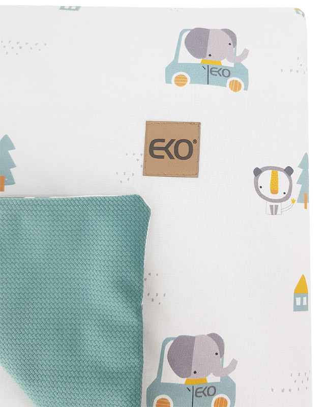 EKO Deka pamut kétoldalas bársony alátéttel Cars 100x80cm - Cars minta