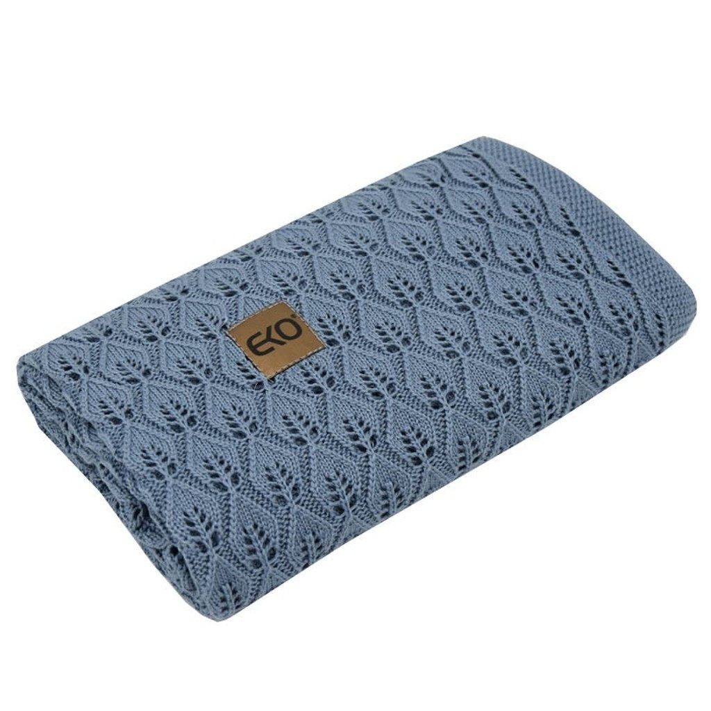 EKO Bambusz takaró Jeans 80x100cm - Stílusos Jeans színvilág