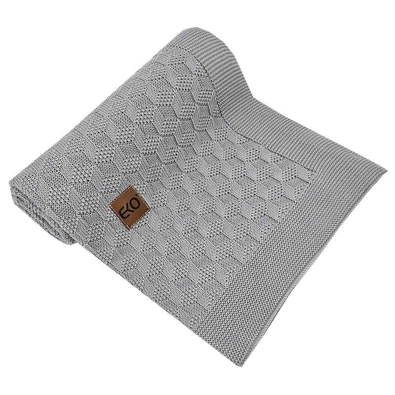 EKO Bambusz takaró Light Grey 80x100cm részlet