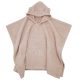 EKO Pončo pamutból kapucnival és fülekkel Powder pink 75x120 cm
