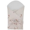 EKO Takaró pamutból kókusz kivehető betéttel és masnival Bees Beige 75x75 cm