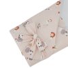 EKO Takaró pamutból kókusz kivehető betéttel és masnival My farm Powder pink 75x75 cm