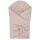 EKO Muszlin pólya kókusz kivehető betéttel és masnival Powder pink 75x