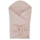 EKO Muszlin pólya kókusz kivehető betéttel és masnival Powder pink 75x