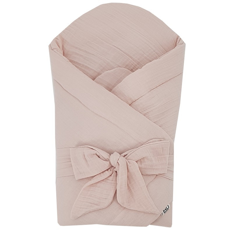 EKO Muszlin pólya Powder pink 75x75 cm