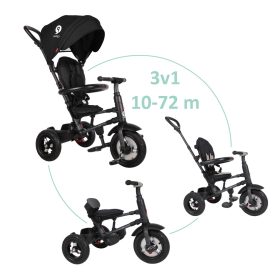 QPLAY Tricikli Rito air gel (Gumi) Black, kor 10-72 hó