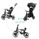 QPLAY Tricikli Rito eva plus Black, életkor 10-72 hónap