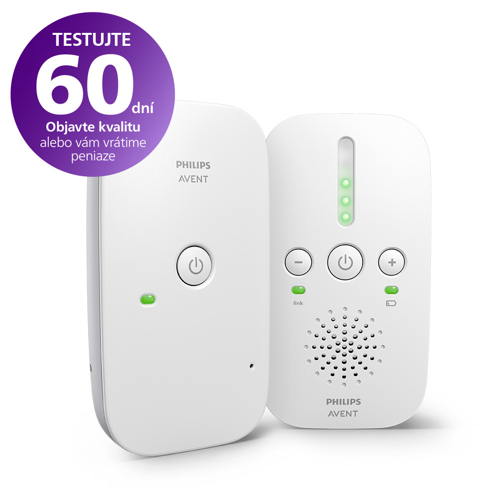 Philips AVENT SCD502 DECT baby monitor - közeli kép