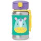 SKIP HOP Zoo Rozsdamentes szívószálas vízüveg Egyszarvú 12m+