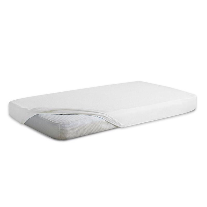 BABYMATEX Vízhatlan lepedő 60x120 cm fehér kiságyban