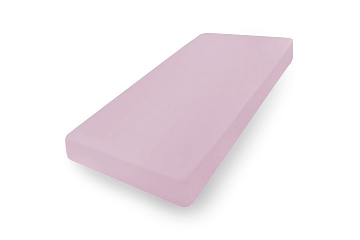 BABYMATEX Jersey lepedő gumival, 60x120 rózsaszín