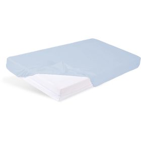   BABYMATEX Vízhatlan lepedő gumírozással Bamboo világoskék 60x120cm