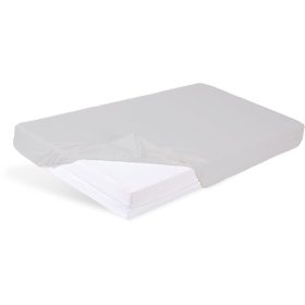   BABYMATEX Vízhatlan lepedő gumírozással Bamboo világosszürke 60x120cm