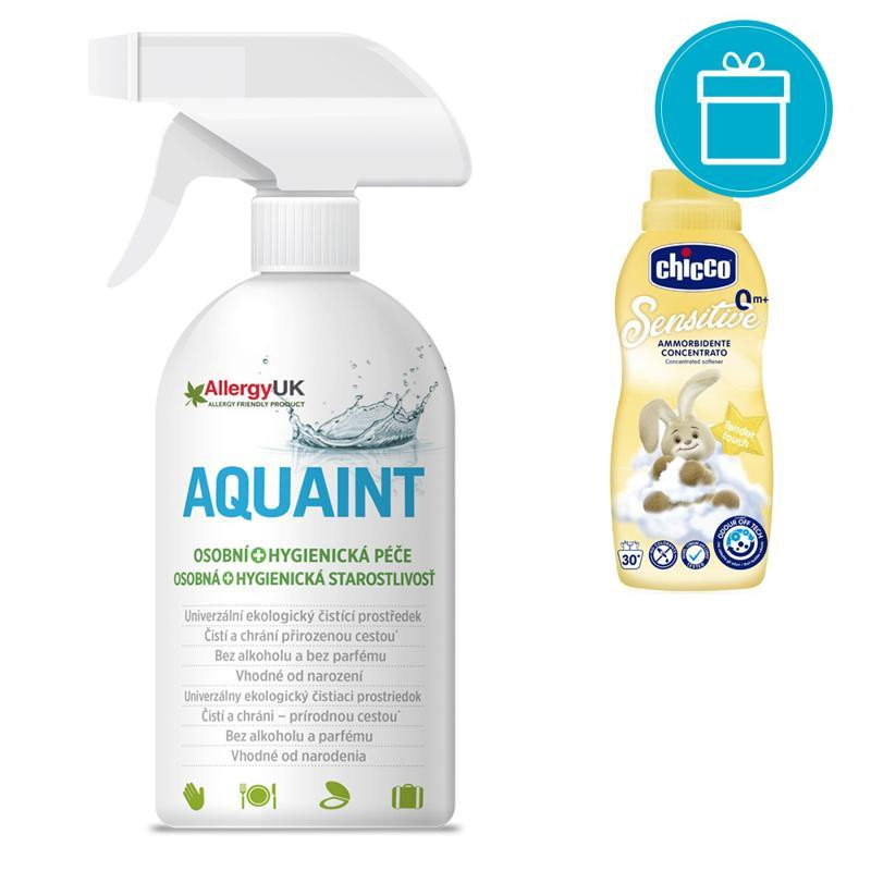 CHICCO Öblítő koncentrátum Gyengéd érintés, 750 ml + AQUAINT 500 ml