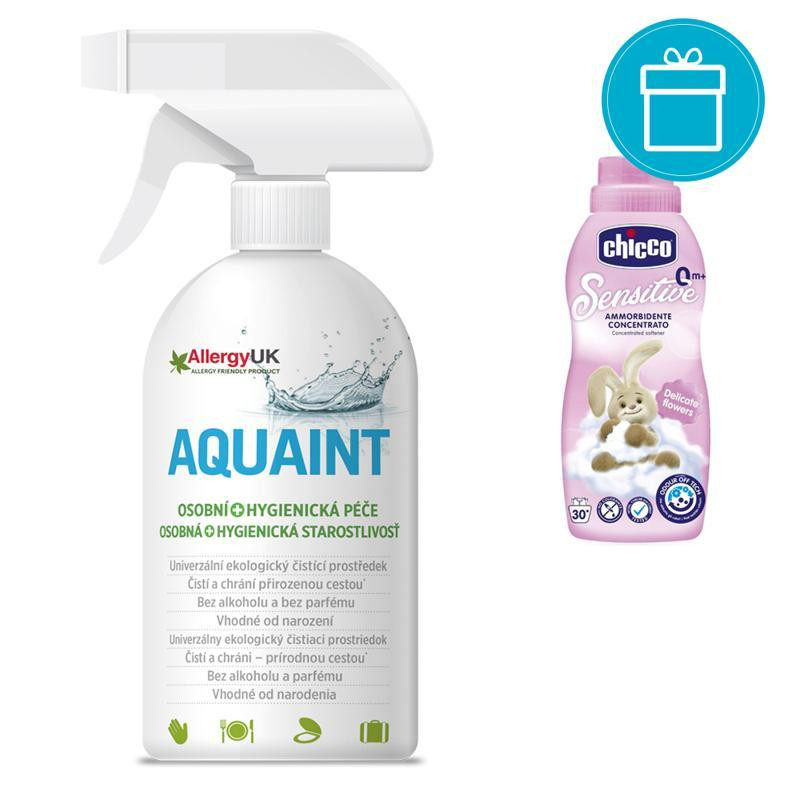 CHICCO Öblítő koncentrátum Virágölelés, 750 ml + AQUAINT 500 ml