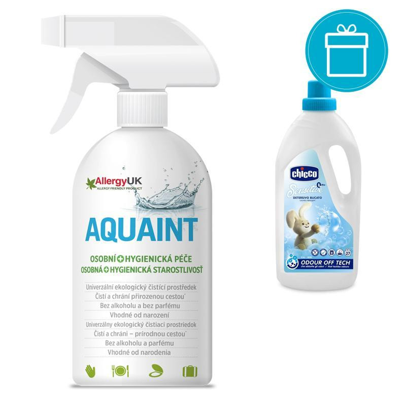 CHICCO Gyermek ruhatisztító szer, 1,5 l + AQUAINT 500 ml termékfotó