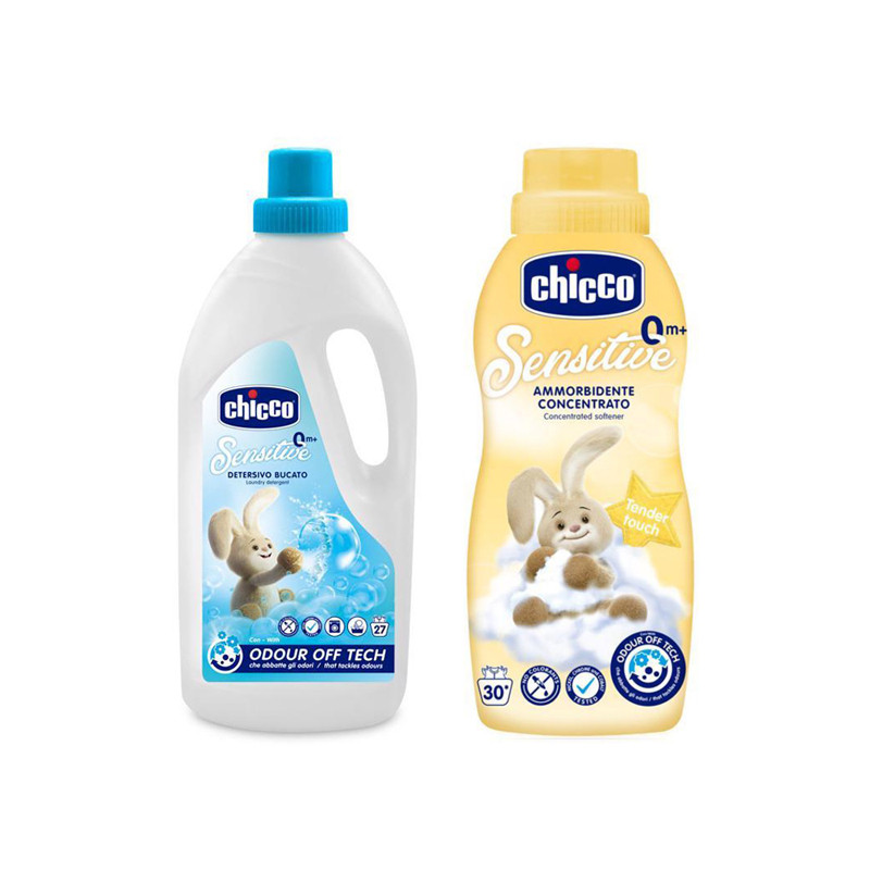 CHICCO Sensitive gyermek mosószer és öblítő