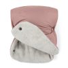 PETITE&MARS Téli szett Jibot 3in1 bundazsák + kézmelegítő kesztyű babakocsira Jasie Dusty Pink