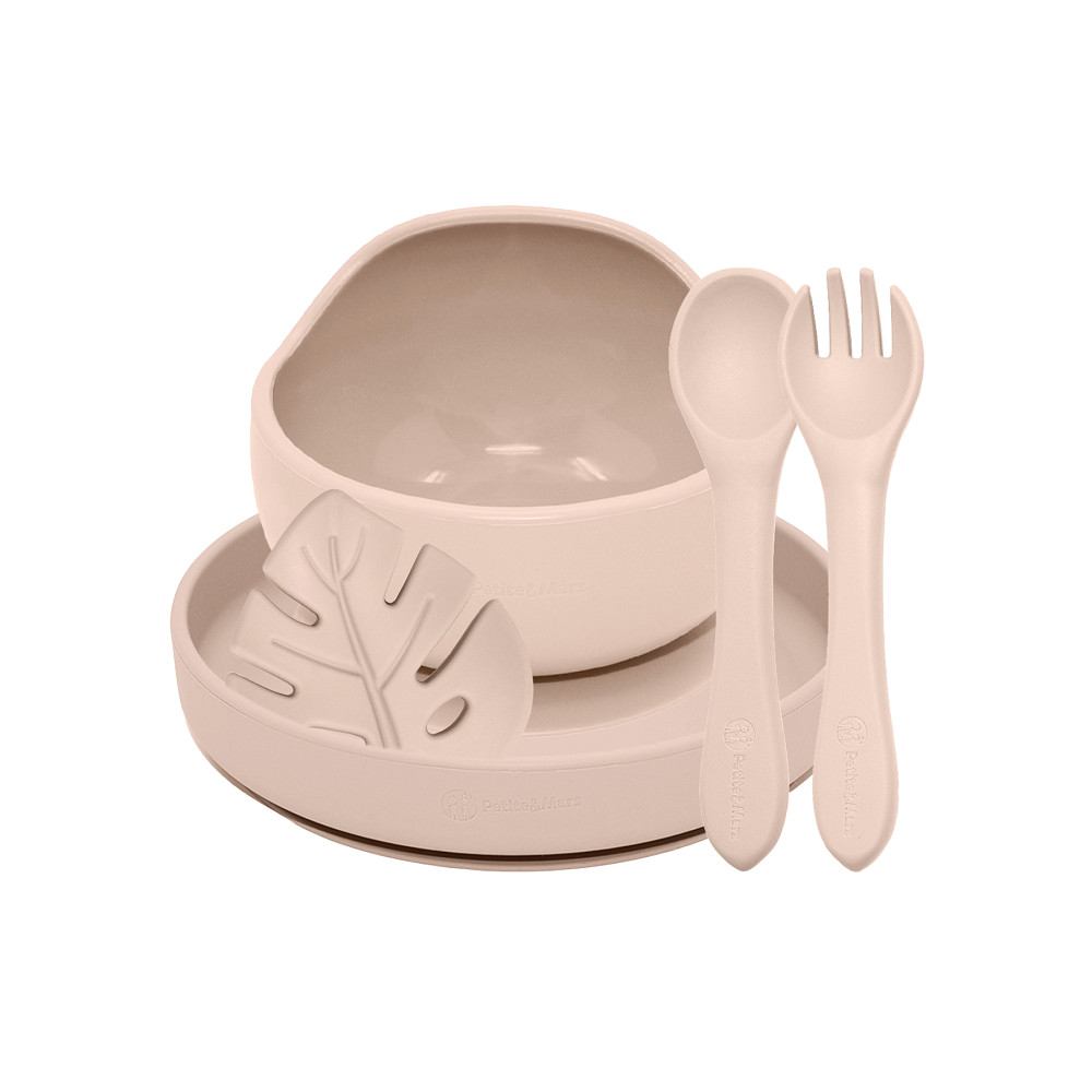 PETITE&MARS Szilikon étkészlet TAKE&MATCH 4 db Desert Sand 6hó+ fő képe