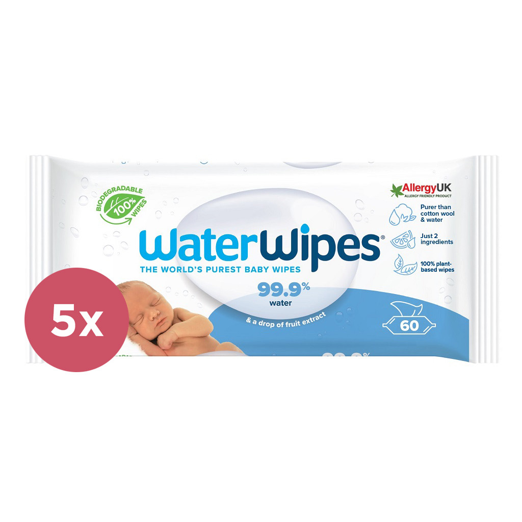 WaterWipes nedves törlőkendők csomagolása