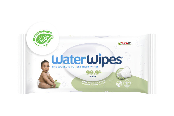 3x WATERWIPES Nedves törlőkendők használata