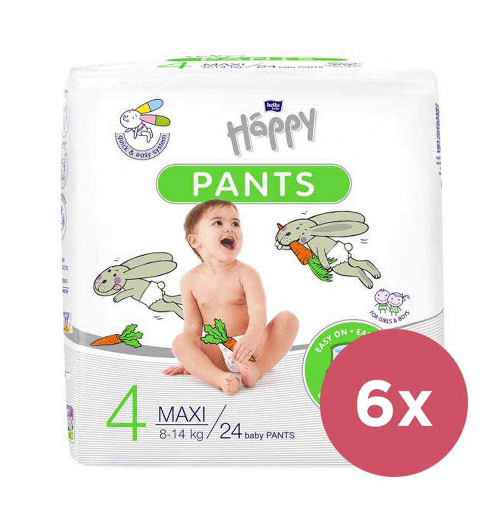 BELLA HAPPY Pants Pelenkanadrág Maxi 4 csomagolása