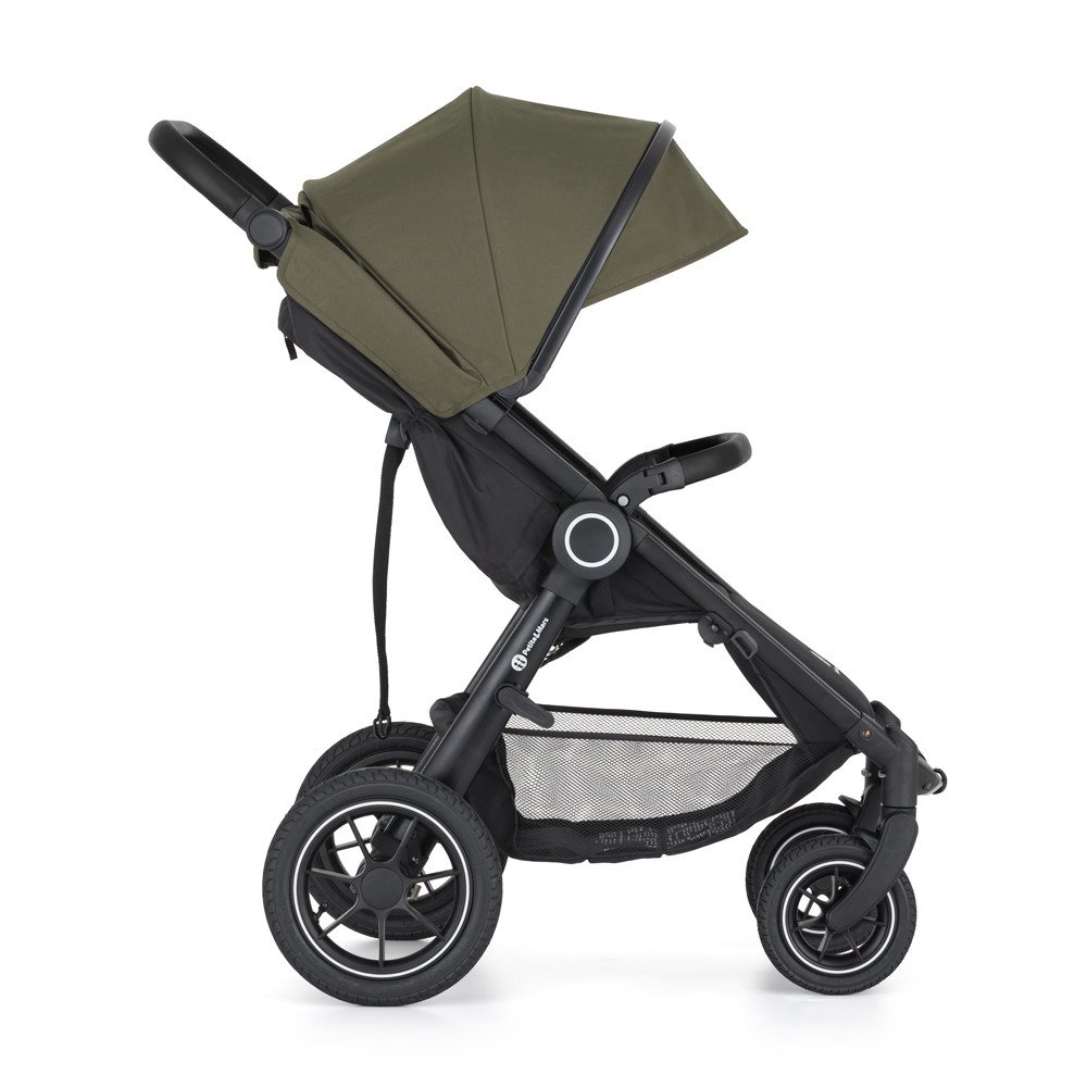 PETITE&MARS Sport babakocsi Street2 Air Black Mature Olive - Összecsukva