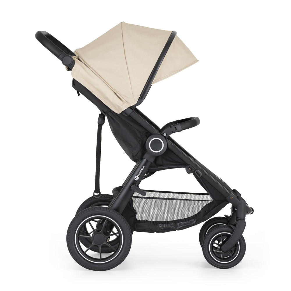 PETITE&MARS Sport babakocsi Street2 Air Black Sahara Beige - Könnyű és kompakt