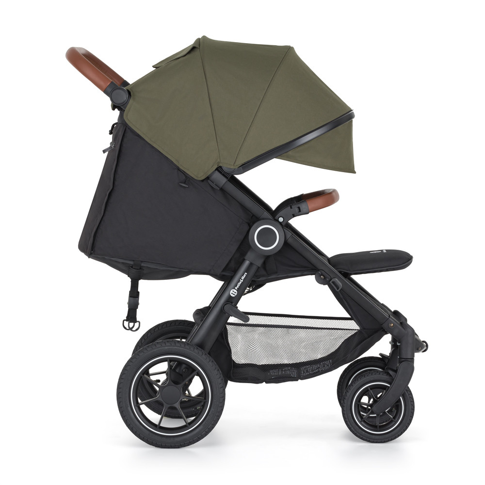 PETITE&MARS Sport babakocsi Street2 Air Oak Mature Olive - részlet a szellőző hálóról