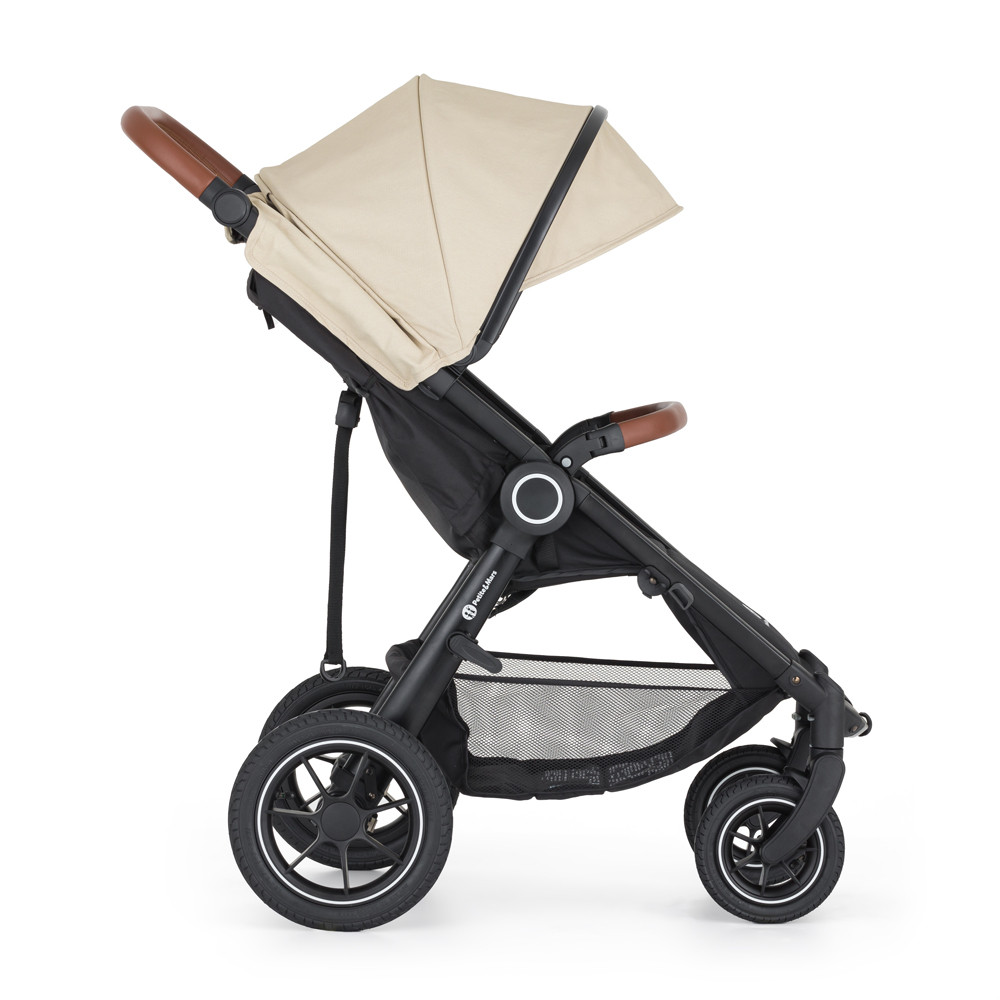 PETITE&MARS Sport babakocsi Street2 Air Oak Sahara Beige - Összecsukott állapot