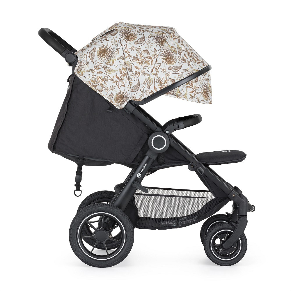 PETITE&MARS Sport babakocsi Street2 Air Black Limited 100 Elegant Birds Complete funkciói