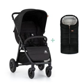 PETITE&MARS Sport babakocsi Airwalk2 Perfect Black + PETITE&MARS Bunda