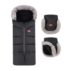PETITE&MARS Téli szett Arctic 4in1 bundazsák + kézmelegítő kesztyű bab