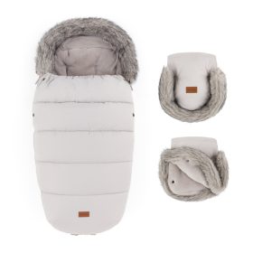 PETITE&MARS Téli szett Comfy 4in1 bundazsák + kézmelegítő kesztyű baba
