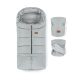 Petite&Mars Téli szett Jibot 3in1 bundazsák + kézmelegítő kesztyű babakocsira Jasie Quiet Grey