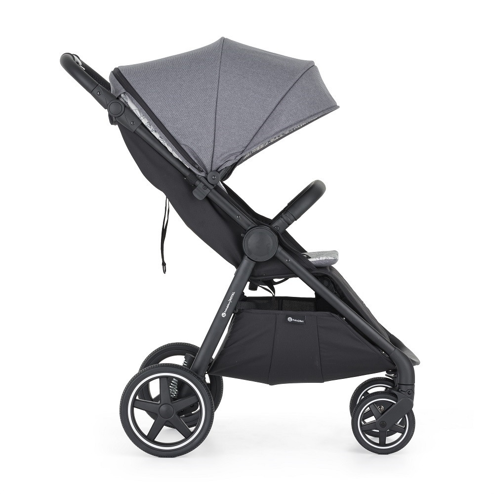 PETITE&MARS Sport babakocsi Royal3 Black Ultimate Grey - Kényelmes fekvőfelület