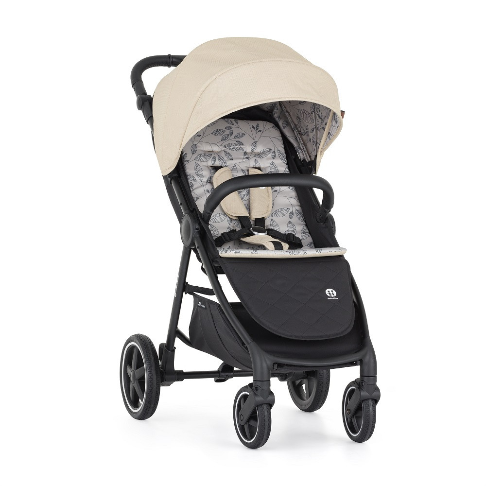 PETITE&MARS Sport babakocsi Royal3 Black Sahara Beige - Összecsukva