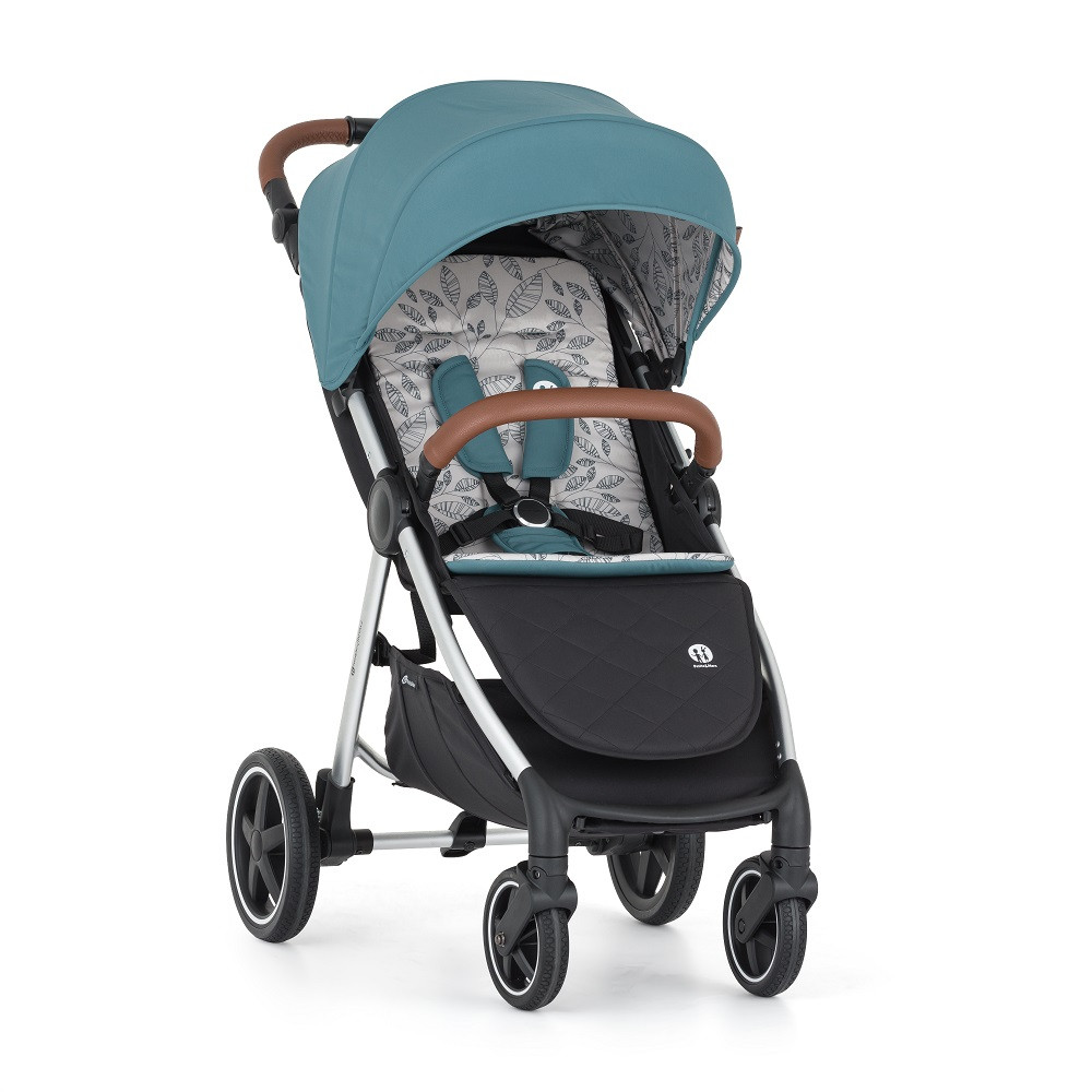 Petite&Mars Sport babakocsi Royal3 Silver Ocean Blue – ergonomikus háttámla és lábtartó