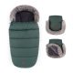 PETITE&MARS Téli szett Comfy 4in1 bundazsák + kézmelegítő kesztyű baba