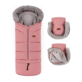 PETITE&MARS Arctic 4v1 téli bundazsák szett + babakocsi kézmelegítő Fu